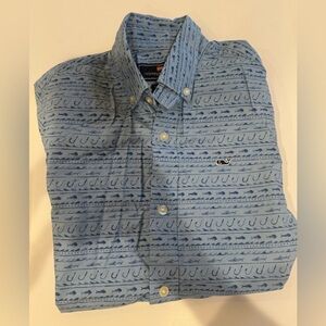 Vineyard Vines Boys Button Down Short Sleeve Dress Shirt